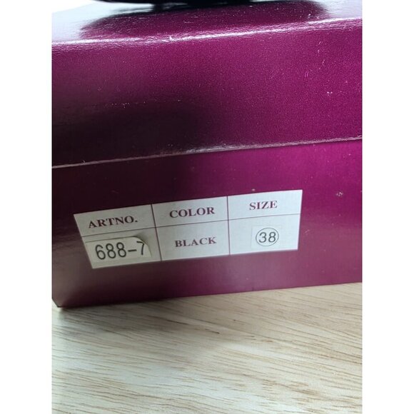 New CODIA Women's Black Leather Loafers EUR 38 US 8 Designer - Picture 6 of 6